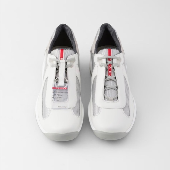 Prada Other - Prada American Cup Original White and Gray Sneakers